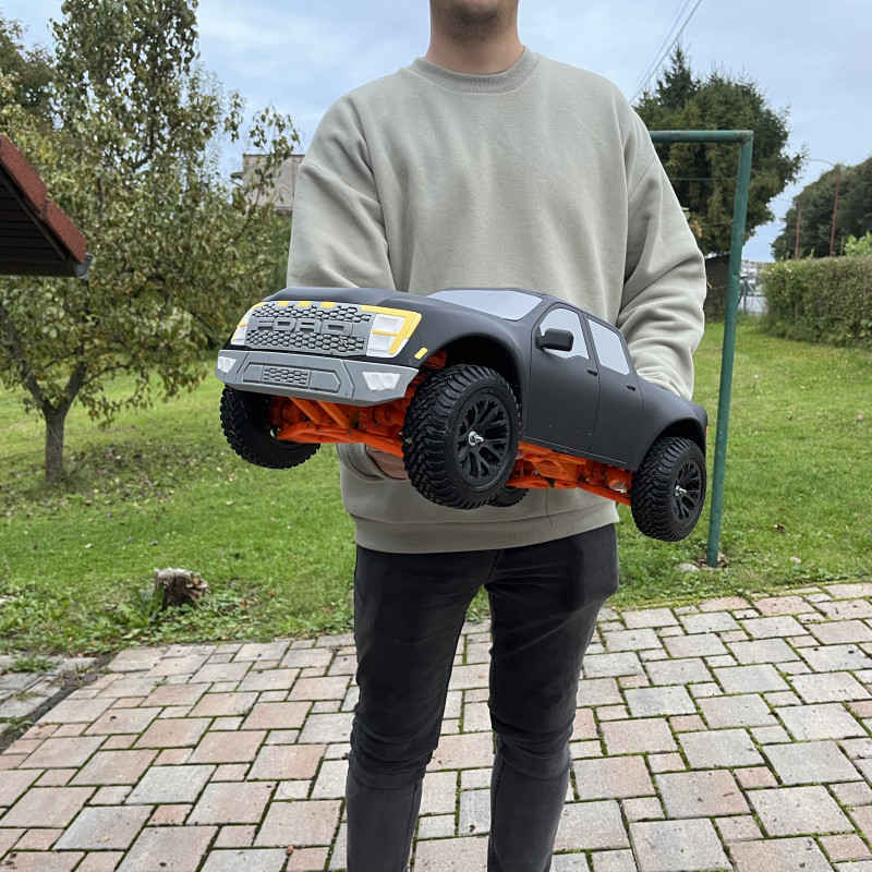 3D Baskı RC Ford Raptor F-150 Model Araba | 1:10 Ölçek