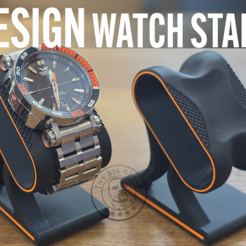 Şık ve Sağlam 3D Baskılı Saat Standı - Minimal Tasarım