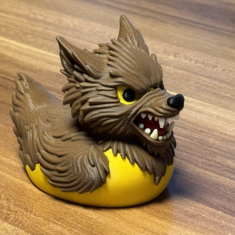 Cadılar Bayramı Ördek 3D Baskı Koleksiyon Figürü