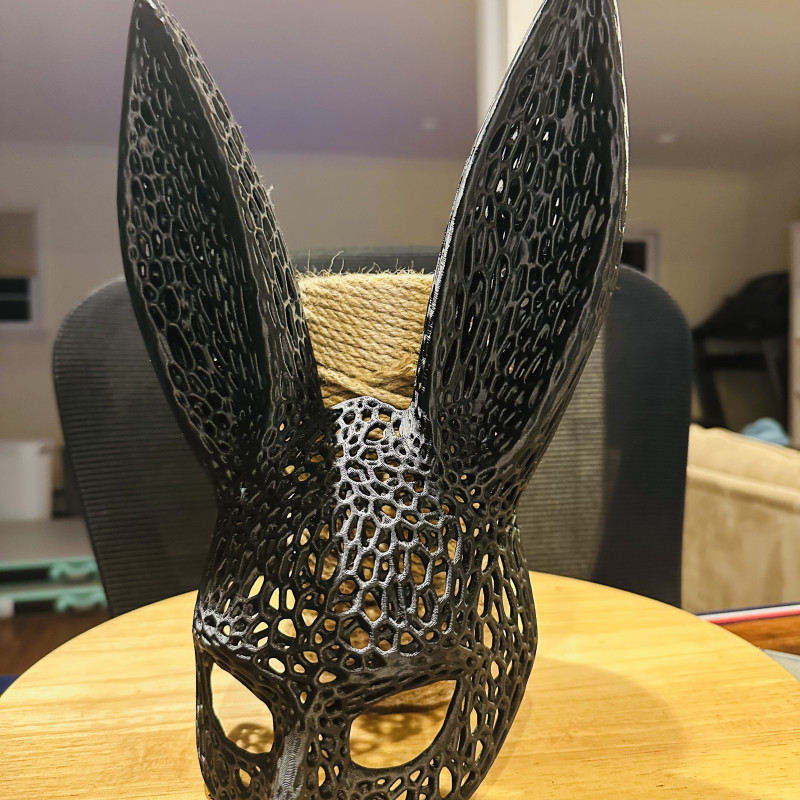 Halloween Hayvan Maskeleri - 3D Baskı Tavşan Kedi Tilki Kostüm Aksesuarı