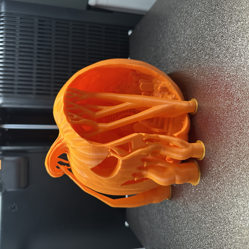 Balkabağı Mezarlık Sahnesi 3D Baskı Dekor - Cadılar Bayramı Balkabağı Mezarlık Sahnesi 3D Baskı Dekor - Cadılar Bayramı