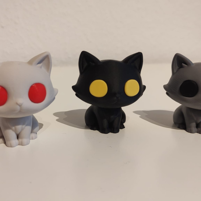 Sevimli Cadılar Bayramı Mini Figür Seti - 3D Baskı Dekorasyon