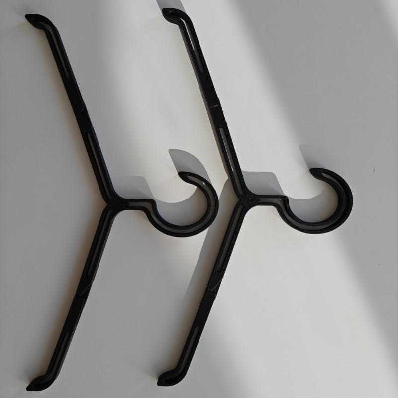 Katlanır Standart Boy Askı - Hafif ve Dayanıklı 3D Baskı Ürün