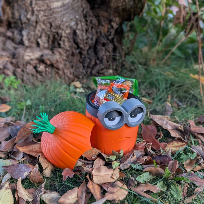 Halloween Minion Bob Şeker Kasesi - 3D Baskı Dekorasyon