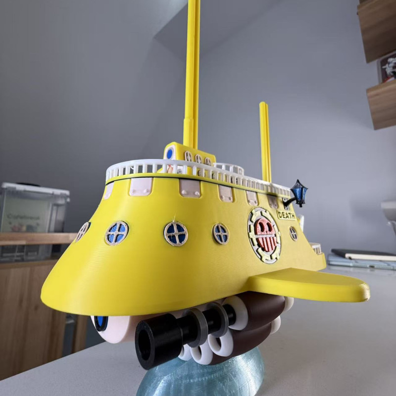 One Piece Polar Tang Denizaltı 3D Baskı Modeli - Trafalgar Law