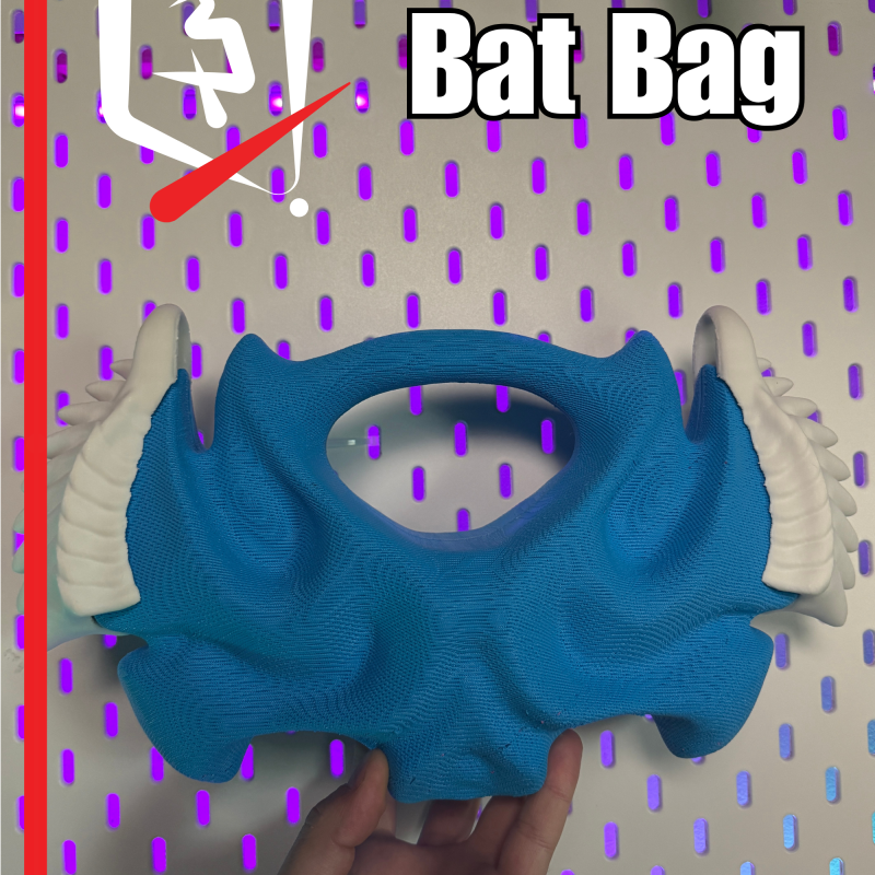 Gothik Yarasa Çantası - 3D Baskılı Şık Aksesuar