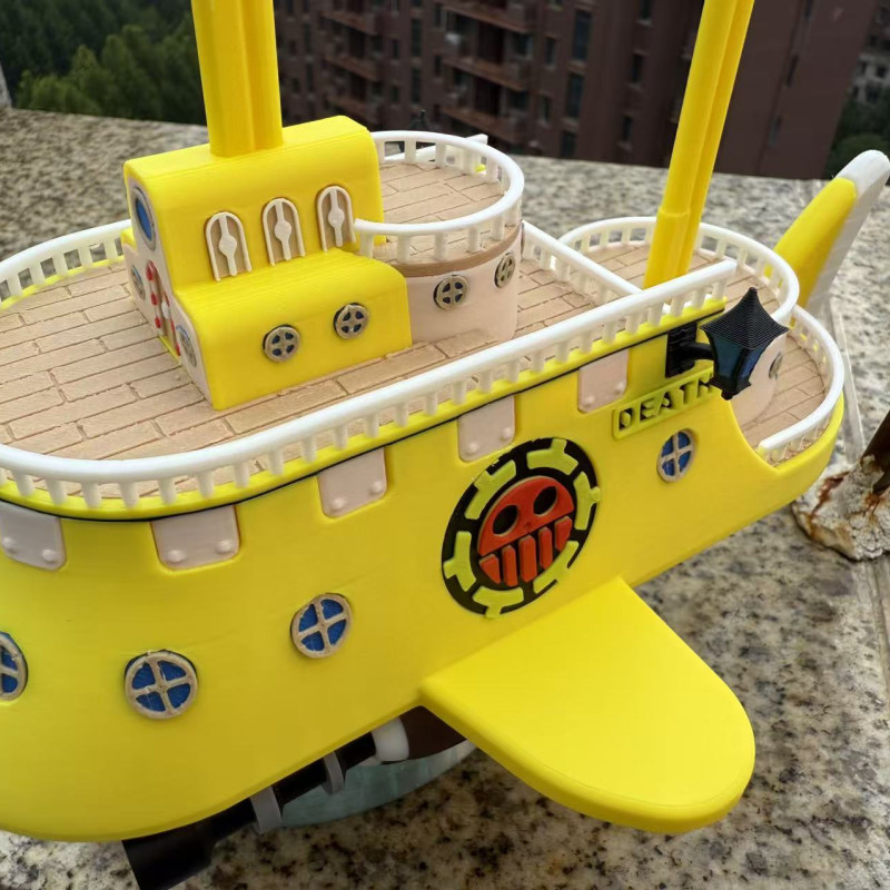 One Piece Polar Tang Denizaltı 3D Baskı Modeli - Trafalgar Law