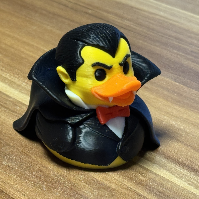 Cadılar Bayramı Ördek 3D Baskı Koleksiyon Figürü