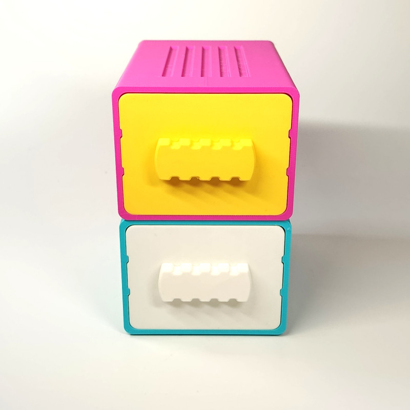 Küçük Eşya Düzenleyici Stackable Kayar Tepsiler - 3D Baskı