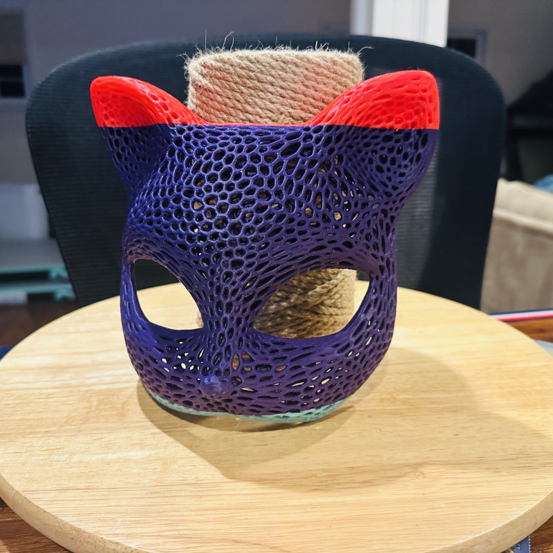 Halloween Hayvan Maskeleri - 3D Baskı Tavşan Kedi Tilki Kostüm Aksesuarı