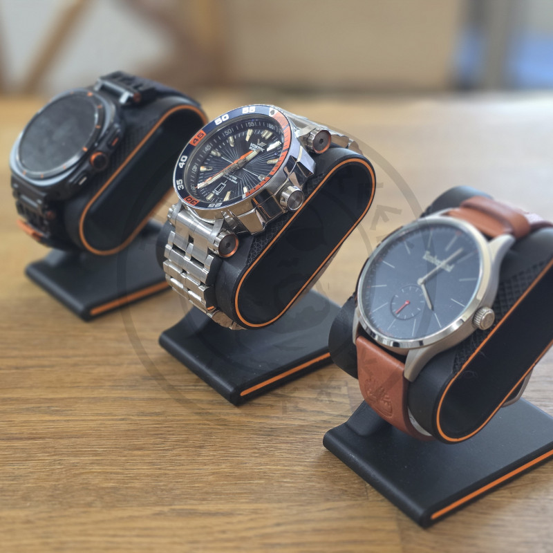 Şık ve Sağlam 3D Baskılı Saat Standı - Minimal Tasarım