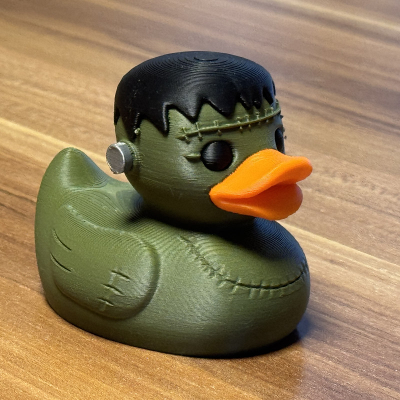 Cadılar Bayramı Ördek 3D Baskı Koleksiyon Figürü