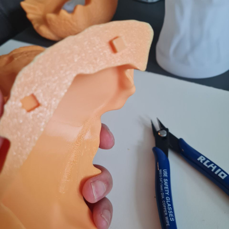 Isıran Cadılar Bayramı Balkabağı - 3D Baskı LED Dekorasyon