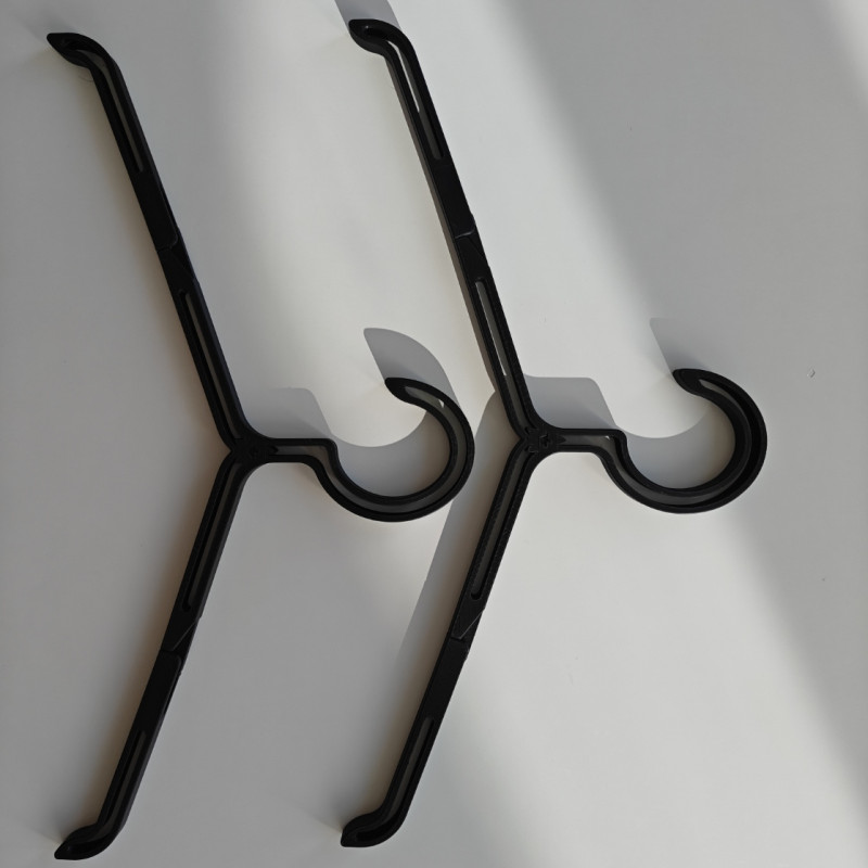 Katlanır Standart Boy Askı - Hafif ve Dayanıklı 3D Baskı Ürün