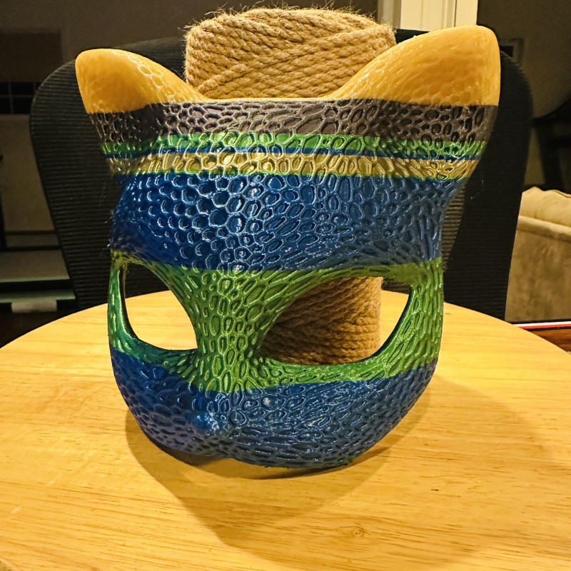 Halloween Hayvan Maskeleri - 3D Baskı Tavşan Kedi Tilki Kostüm Aksesuarı