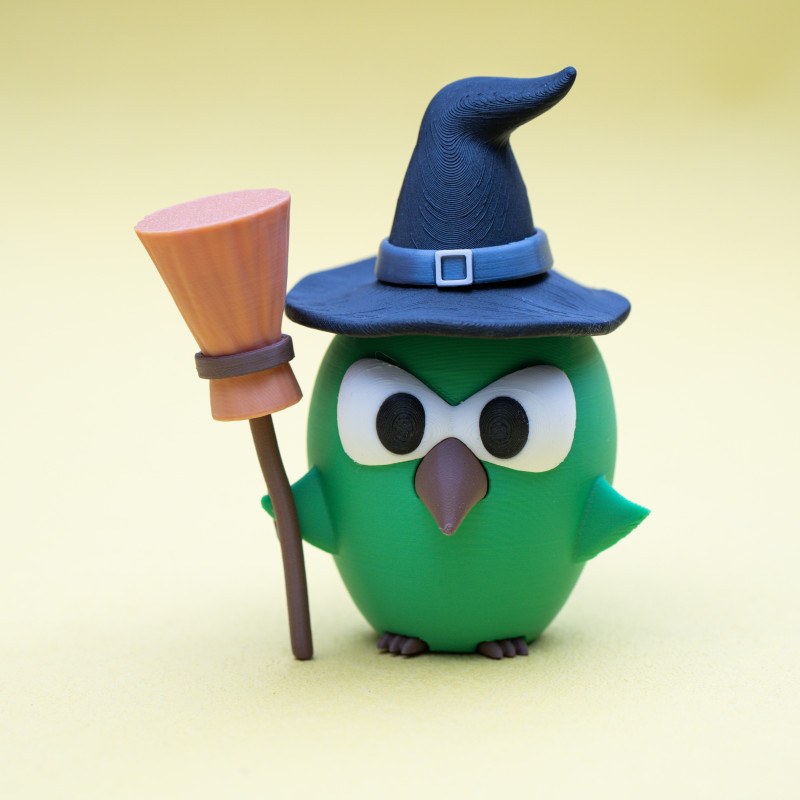 Sevimli Şirin Kuşlar Halloween Koleksiyonu - 3D Baskı Dekor