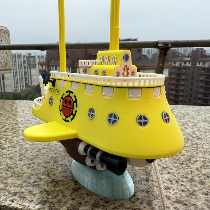 One Piece Polar Tang Denizaltı 3D Baskı Modeli - Trafalgar Law