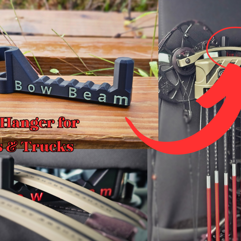 Araç İçi Yay Asıcı - 3D Baskılı Okçuluk Aksesuarı