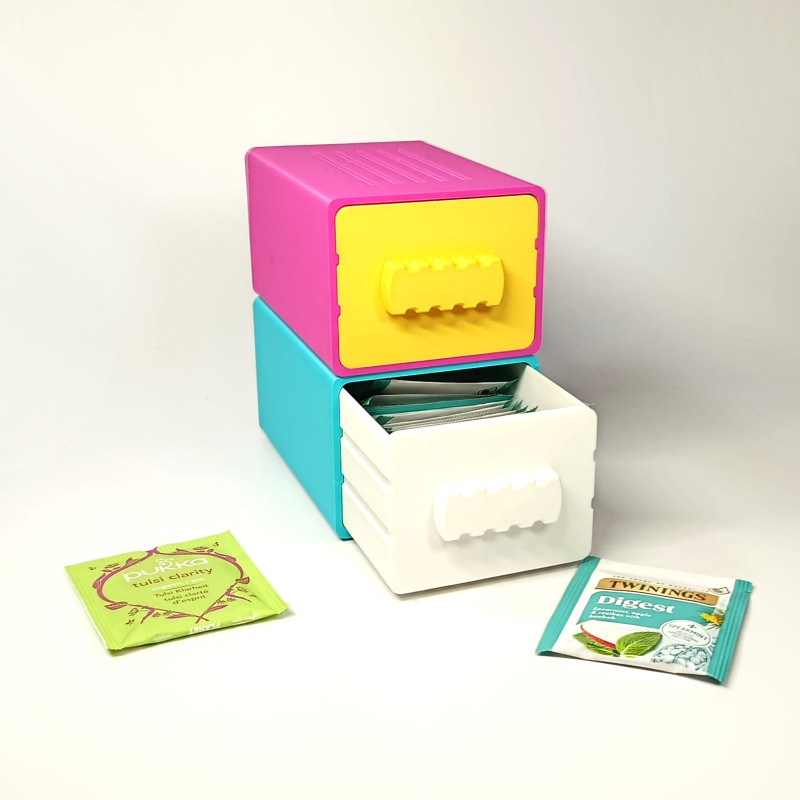 Küçük Eşya Düzenleyici Stackable Kayar Tepsiler - 3D Baskı