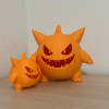 Gengar Kabak Halloween LED Lamba - 3D Baskı Dekor