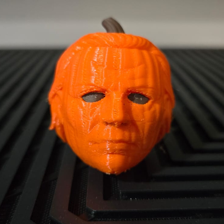 Korku Temalı 3D Baskı Cadılar Bayramı Balkabağı Seti - Ünlü Kötü Karakterler