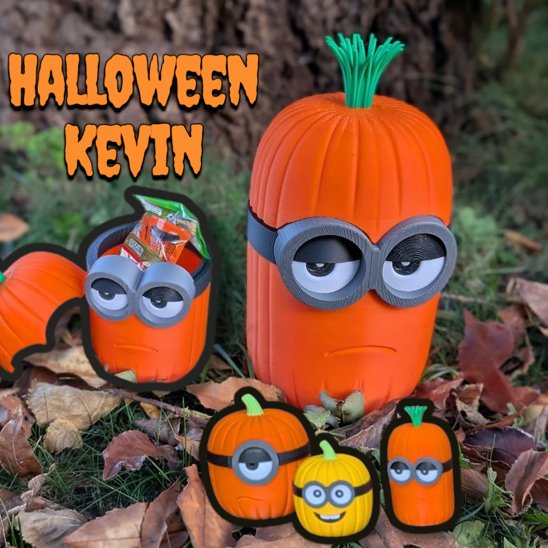 Minion Cadılar Bayramı Şeker Kasesi - Kevin, Stuart, Bob