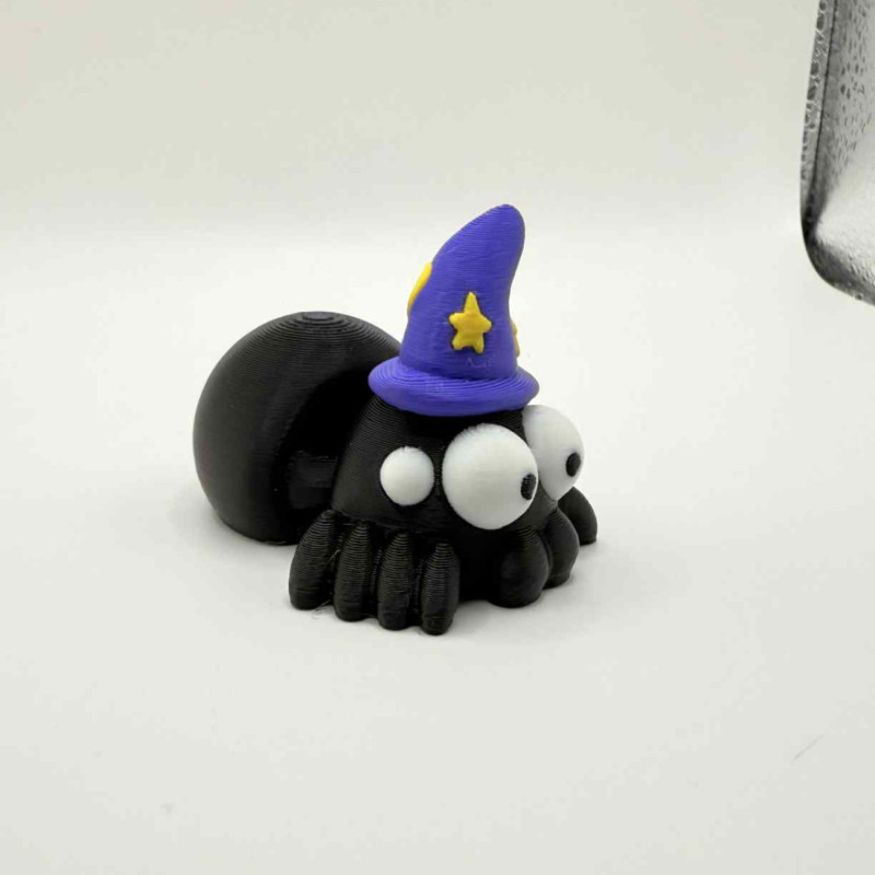 Sevimli Minik Esnek Cadı Örümcek - 3D Baskı Halloween Oyuncak