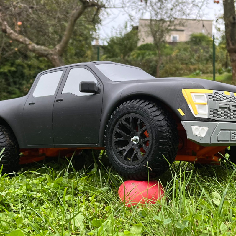 3D Baskı RC Ford Raptor F-150 Model Araba | 1:10 Ölçek
