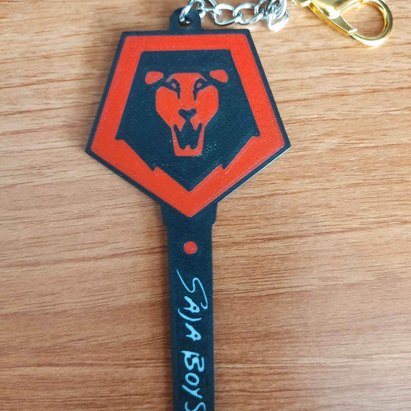 K-pop Demon Hunters Saja Boys Çanta Anahtarlığı - 3D Baskı Koleksiyon K-pop Demon Hunters Saja Boys Çanta Anahtarlığı - 3D Baskı Koleksiyon