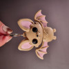 Esnek Yarasa Anahtarlık - 3D Baskı Halloween Aksesuarı