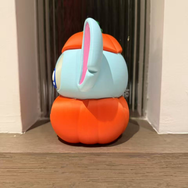 Halloween Stitch Balkabağı 3D Baskı Oyuncak - Çok Renkli