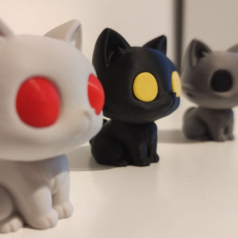 Sevimli Cadılar Bayramı Mini Figür Seti - 3D Baskı Dekorasyon