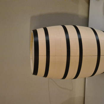 Ahşap Varil Kutu Dekor - 3D Baskı Ev Dekorasyon Ürünü