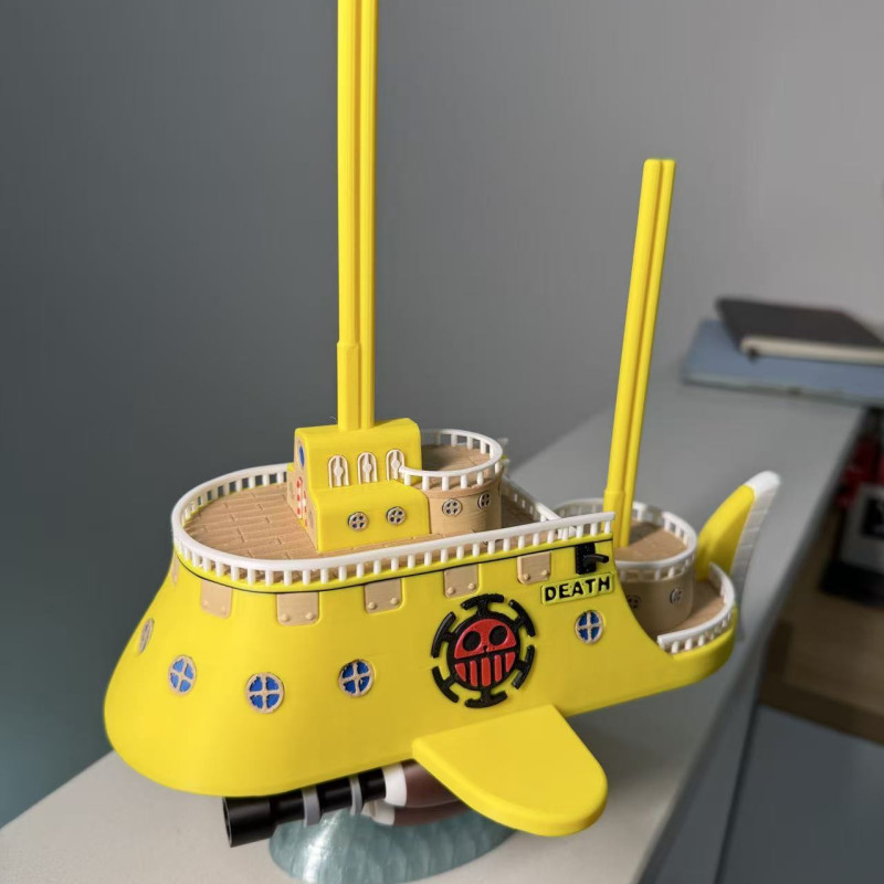 One Piece Polar Tang Denizaltı 3D Baskı Modeli - Trafalgar Law