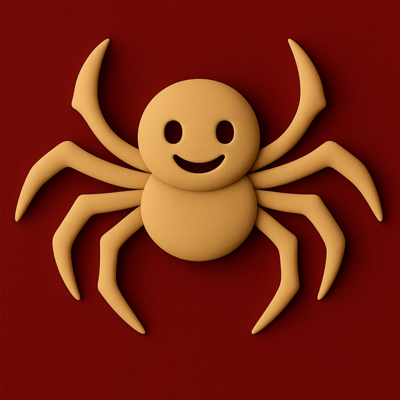 Cadılar Bayramı Saç Tokası Seti - 3D Baskılı Hayalet Örümcek