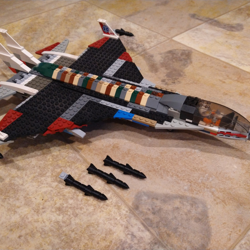 Modüler Lego Uyumlu Füze Seti - 3D Baskı Oyuncak