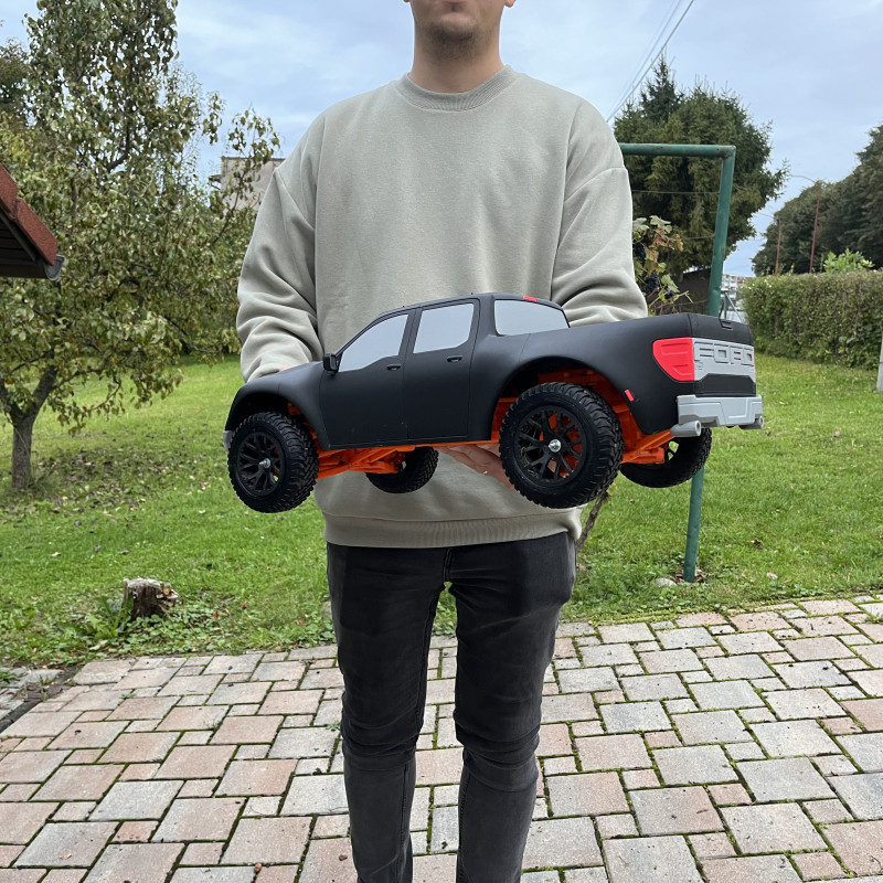 3D Baskı RC Ford Raptor F-150 Model Araba | 1:10 Ölçek