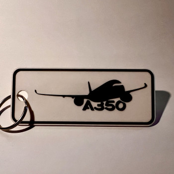 Airbus A350 Anahtarlık - Havacılık Tutkunları İçin 3D Baskılı Hediye