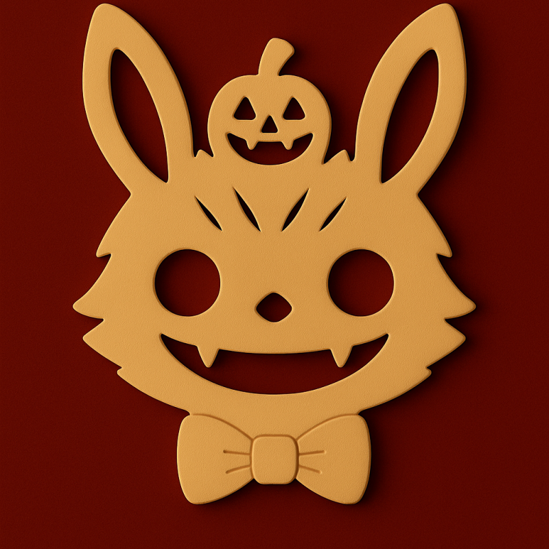 Cadılar Bayramı Saç Tokası Seti - 3D Baskılı Hayalet Örümcek