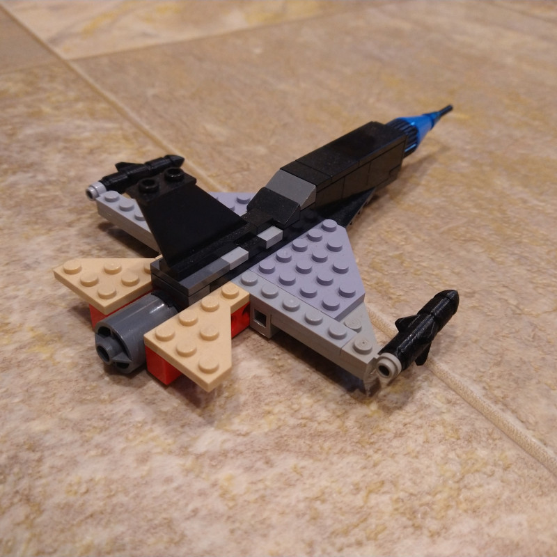 Modüler Lego Uyumlu Füze Seti - 3D Baskı Oyuncak