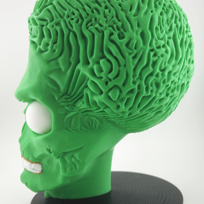 Uzaylı Beyin Kase Büst - 3D Baskılı Bilim Kurgu Dekor