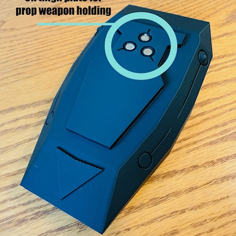 Bilim Kurgu Süper Kahraman Zırh Seti - 3D Baskı Cosplay Aksesuarı