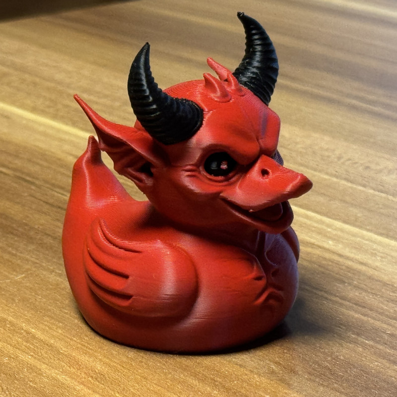 Cadılar Bayramı Ördek 3D Baskı Koleksiyon Figürü