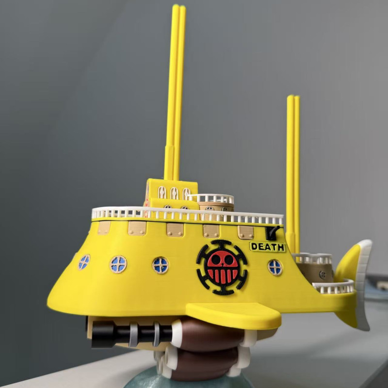 One Piece Polar Tang Denizaltı 3D Baskı Modeli - Trafalgar Law