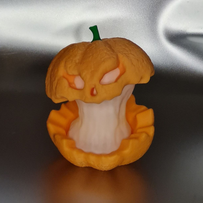 Isıran Cadılar Bayramı Balkabağı - 3D Baskı LED Dekorasyon