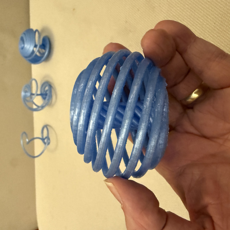 Langford Kaotik Matematik Noel Süsü - 3D Baskı Eğitim Dekorasyonu