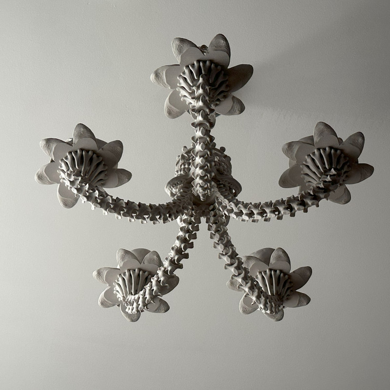 Mini Kemik Avize - 3D Baskı Dekorasyon - Halloween Işık