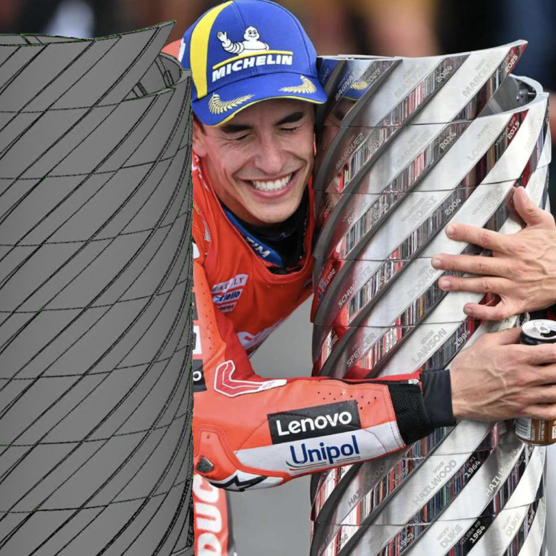 MotoGP Şampiyonlar Kulesi 3D Baskı Ödül - 2025 Tasarım