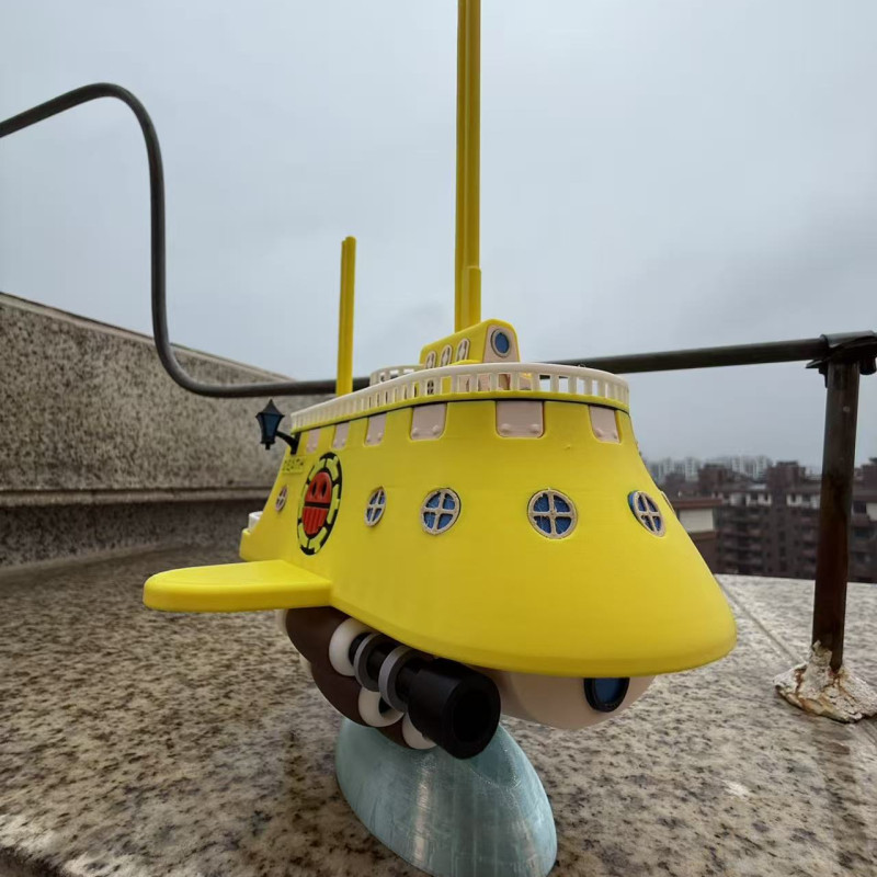 One Piece Polar Tang Denizaltı 3D Baskı Modeli - Trafalgar Law