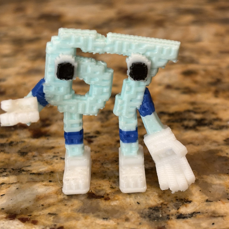 67 Beyin Çalıcı Esnek Figür - 3D Baskı Mini Oyuncak ve Anahtarlık